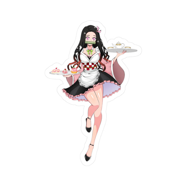 Nezuko Maid Full Body Kiss-Cut Vinyl Decal