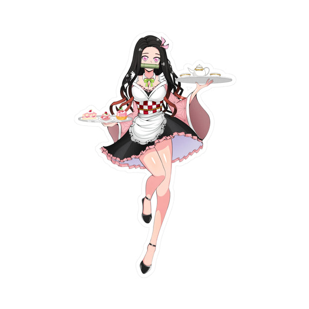 Nezuko Maid Full Body Kiss-Cut Vinyl Decal