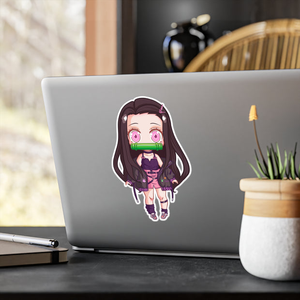 Nezuko SE Chibi Full Body Kiss-Cut Vinyl Decal