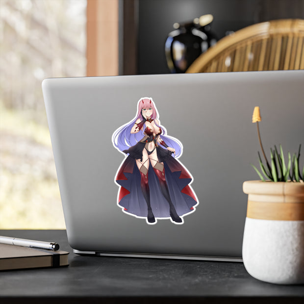 02 ZeroTwo Dark Heart Full Body Kiss-Cut Vinyl Decal