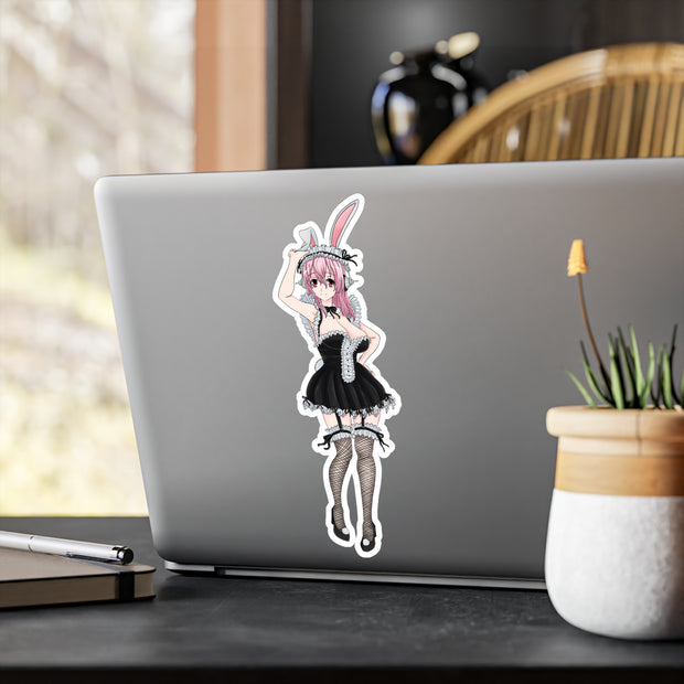 Super Sonico Bunny Maid Full Body Kiss-Cut Vinyl Decal