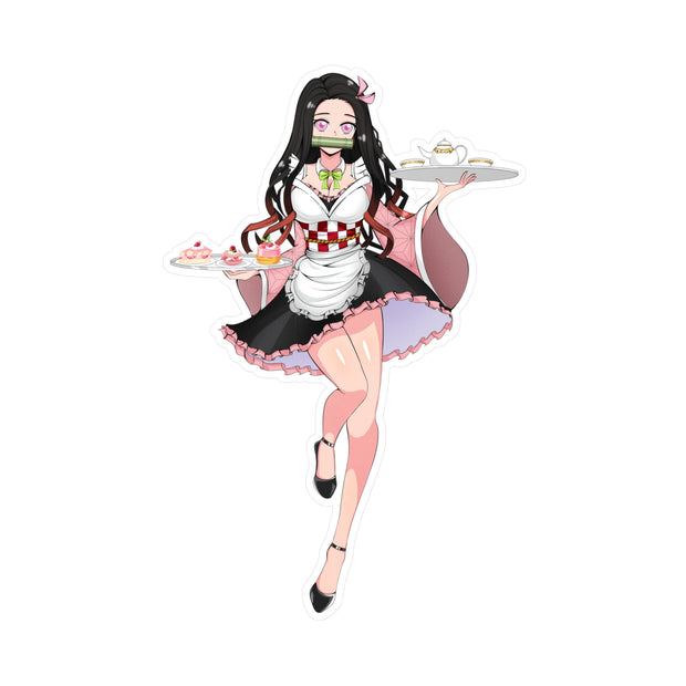 Nezuko Maid Full Body Kiss-Cut Vinyl Decal