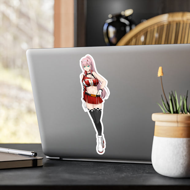 02 ZeroTwo Race Queen Full Body Kiss-Cut Vinyl Decal