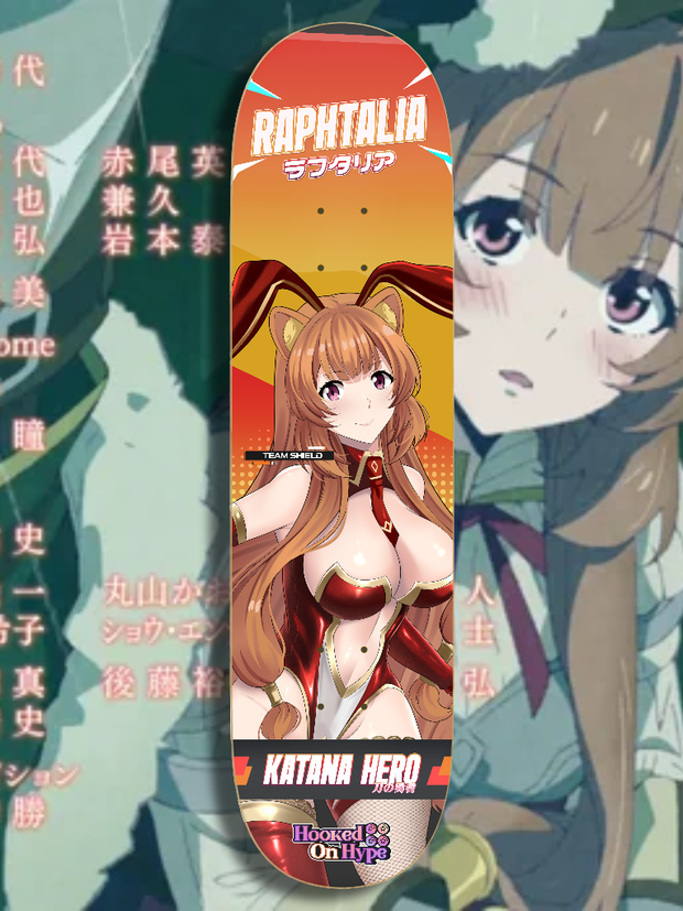 Raphtalia Bunny Skateboard