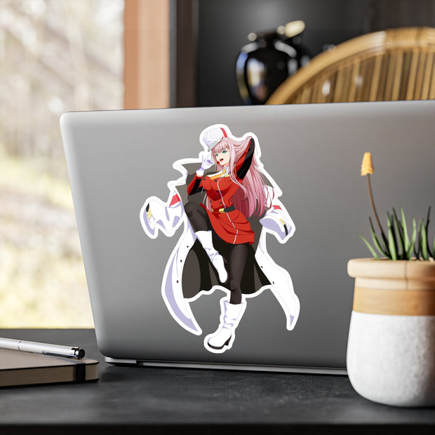 02 ZeroTwo Uniform Full Body Kiss-Cut Vinyl Decal