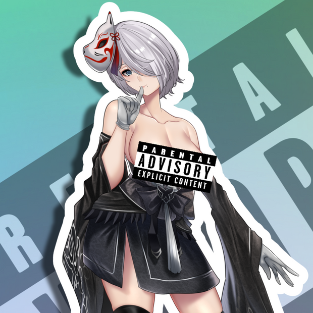 2B Kimono NSFW Full Body Kiss-Cut Vinyl Decal