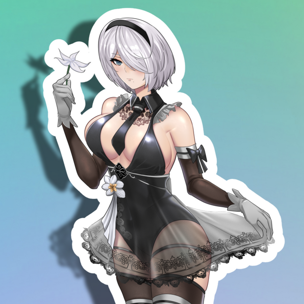 2B YoRHa Ceremonial Full Body Kiss-Cut Vinyl Decal
