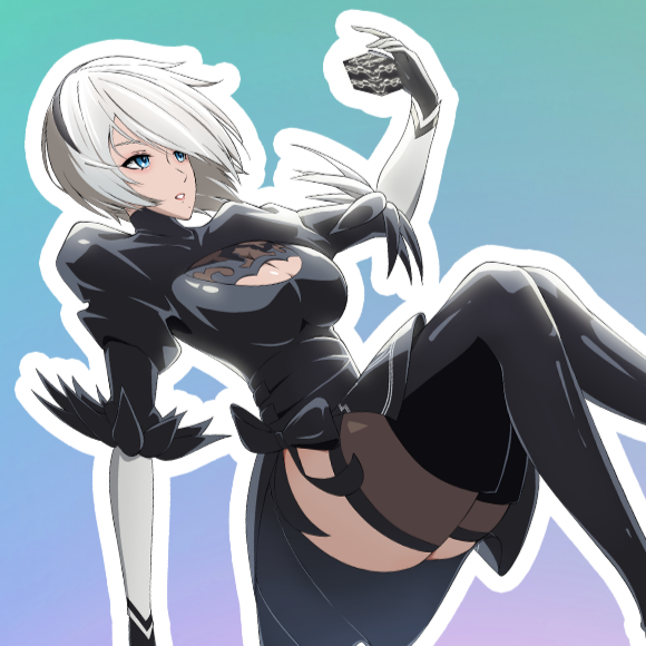 2B Falling Full Body Kiss-Cut Vinyl Decal