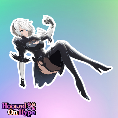 2B Falling Full Body Kiss-Cut Vinyl Decal