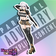 2B Race Queen V2 NSFW Full Body Kiss-Cut Vinyl Decal