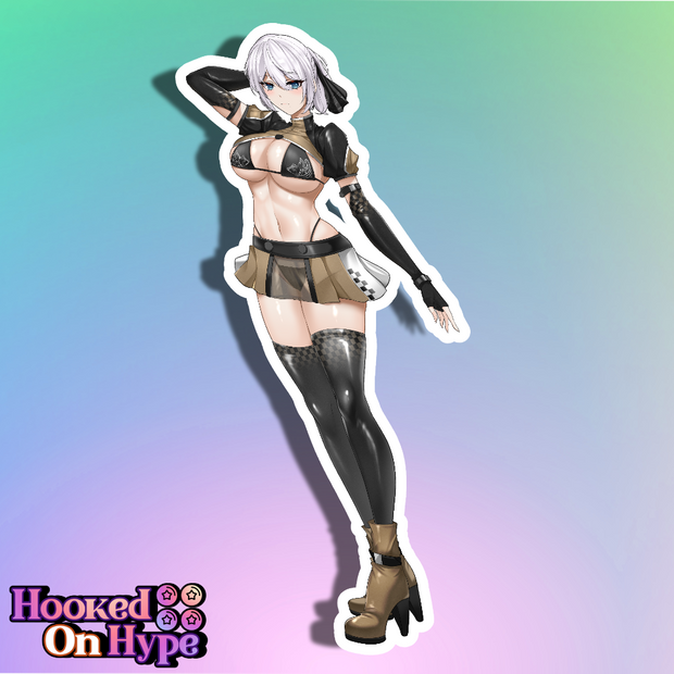2B Race Queen V2 Full Body Kiss-Cut Vinyl Decal
