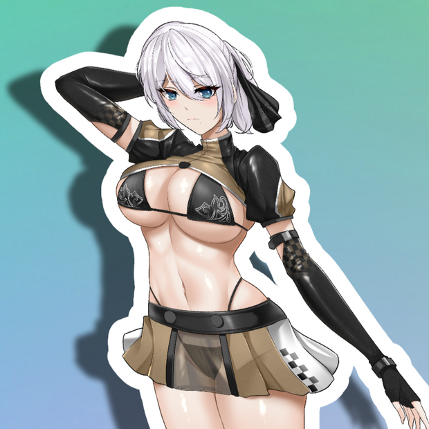 2B Race Queen V2 Full Body Kiss-Cut Vinyl Decal