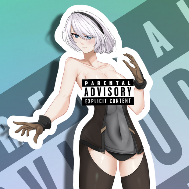 2B SE NSFW Full Body Kiss-Cut Vinyl Decal
