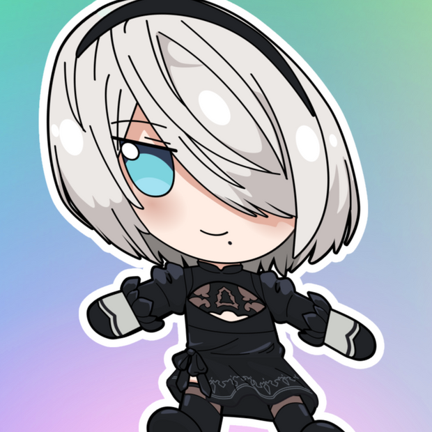 2B Fumo Full Body Kiss-Cut Vinyl Decal