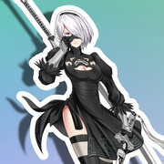 2B Full Body Kiss-Cut Vinyl Decal