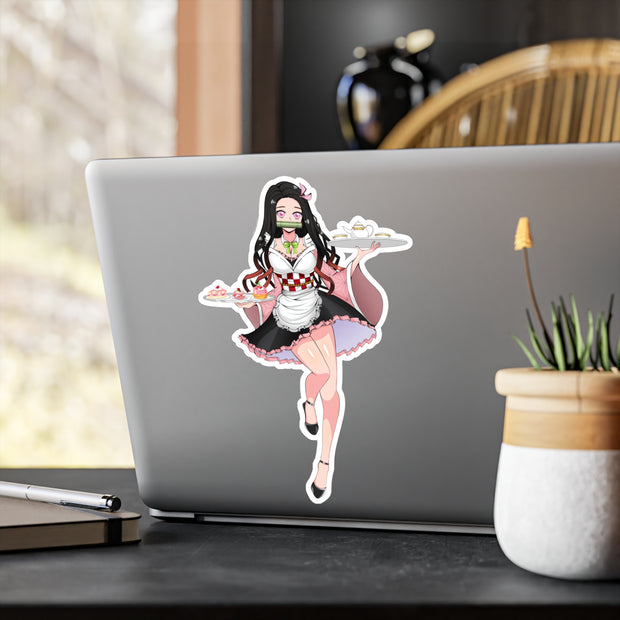 Nezuko Maid Full Body Kiss-Cut Vinyl Decal