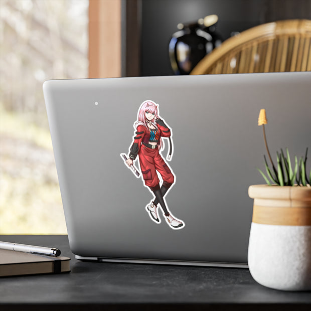 02 ZeroTwo SE Full Body Kiss-Cut Vinyl Decal