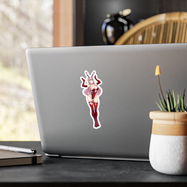 02 ZeroTwo Bunny Full Body Kiss-Cut Vinyl Decal