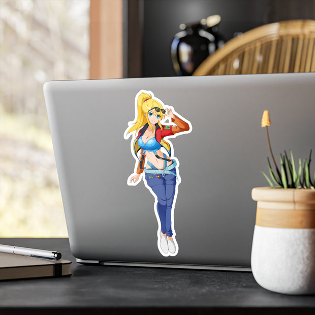 Samus Aran SE Full Body Kiss-Cut Vinyl Decal