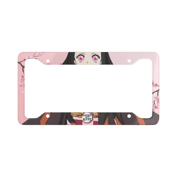 Nezuko License Plate Frame