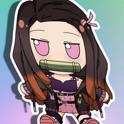 Nezuko SE Chibi Fumo Full Body Kiss-Cut Vinyl Decal