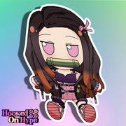 Nezuko SE Chibi Fumo Full Body Kiss-Cut Vinyl Decal