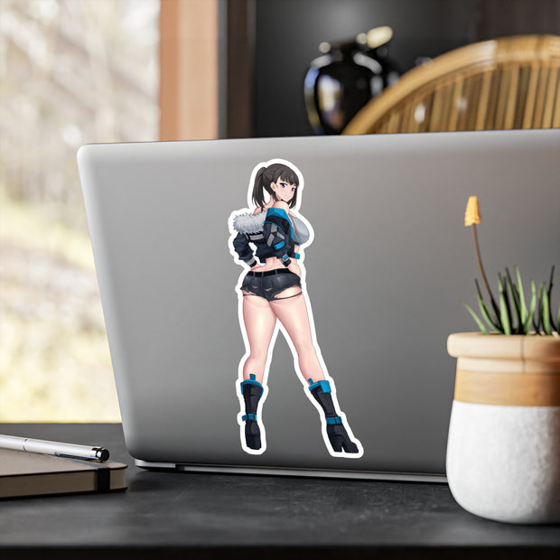 Maki Oze Back View Full Body Kiss-Cut Vinyl Decal