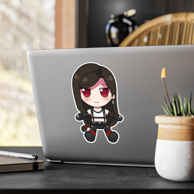 Tifa Lockhart Fumo Full Body Kiss-Cut Vinyl Decal
