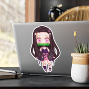Nezuko SE Chibi Full Body Kiss-Cut Vinyl Decal
