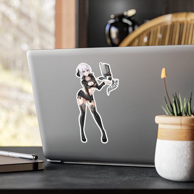 2B Race Queen Full Body Kiss-Cut Vinyl Decal