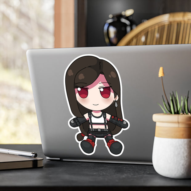 Tifa Lockhart Fumo Full Body Kiss-Cut Vinyl Decal