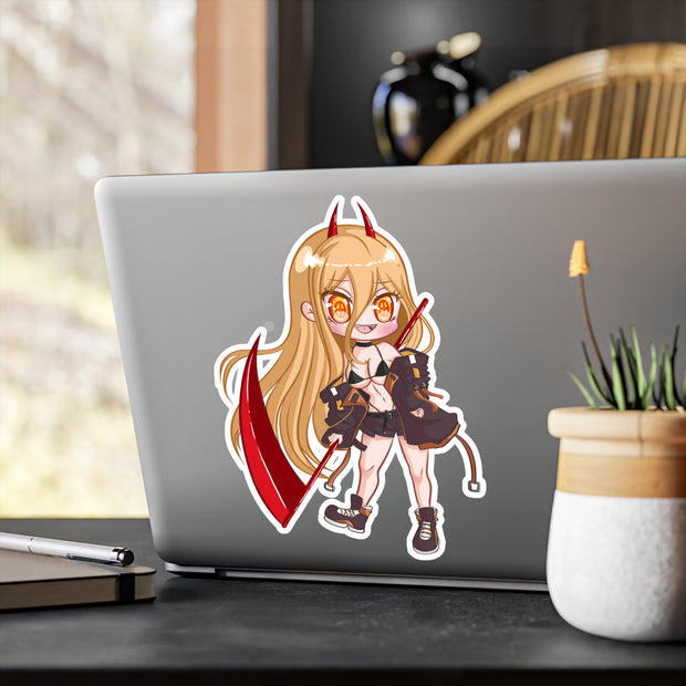 Power SE Chibi Full Body Kiss-Cut Vinyl Decal