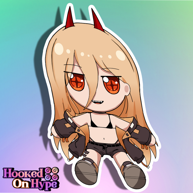 Power SE Chibi Fumo Full Body Kiss-Cut Vinyl Decal
