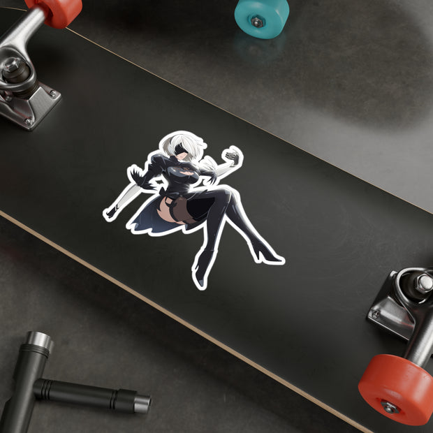 2B Falling Blindfold Full Body Kiss-Cut Vinyl Decal