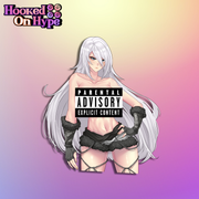 A2 Altered Destroyer Outfit | Anime Sticker Decal (SFW & NSFW)