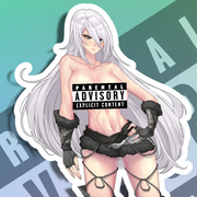 A2 Altered Destroyer Outfit NSFW Full Body Kiss-Cut Vinyl Decal