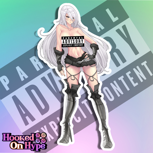 A2 Altered Destroyer Outfit NSFW Full Body Kiss-Cut Vinyl Decal