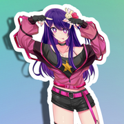 Ai Hoshino SE Full Body Kiss-Cut Vinyl Decal