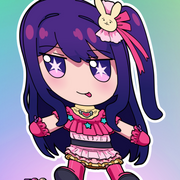 Ai Hoshino Fumo Full Body Kiss-Cut Vinyl Decal
