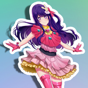 Ai Hoshino Full Body Kiss-Cut Vinyl Decal