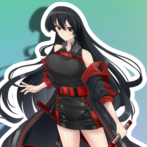 Akame SE Full Body Kiss-Cut Vinyl Decal