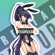Bunny Akeno NSFW Full Body Kiss-Cut Vinyl Decal