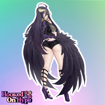 Albedo Back View Full Body Kiss-Cut Vinyl Decal