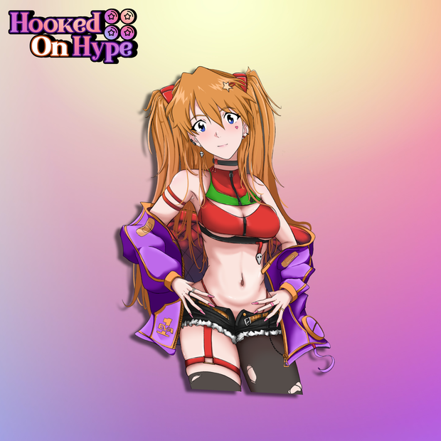 Asuka Langley SE | Anime Sticker Decal