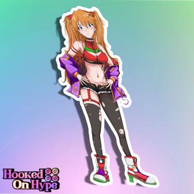 Asuka Langley SE Full Body Kiss-Cut Vinyl Decal