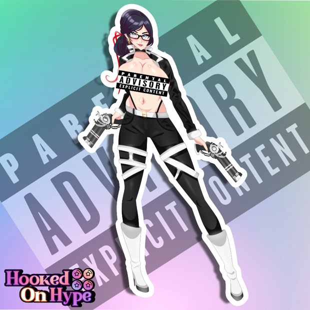 Bayonetta SE NSFW Full Body Kiss-Cut Vinyl Decal