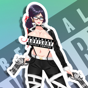 Bayonetta SE NSFW Full Body Kiss-Cut Vinyl Decal