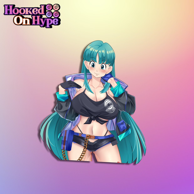 Bulma SE | Anime Sticker Decal (SFW & NSFW)