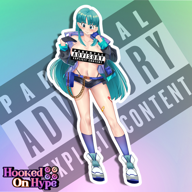 Bulma SE NSFW Full Body Kiss-Cut Vinyl Decal