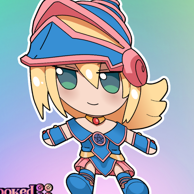 Dark Magician Girl Fumo Full Body Kiss-Cut Vinyl Decal
